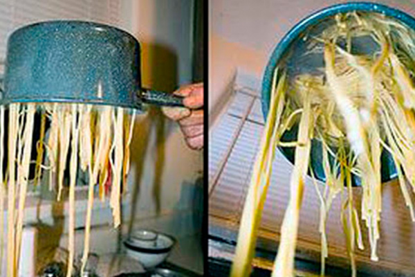 Dans la cuisine